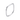 Rounded Square Tube Ring, front view on white