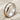 Broad Bevel Ring, two-tone, angled studio product photo