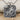 Parent Child Footsteps Pendant, oxidized silver product photo