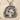 Mother Daughter Garden Pendant, oxidized silver, angled product view