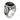 Onyx rigging gallery ring, three-quarter view on white