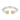 Open pyramid ring, front view on white background