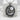 Koi Moonstone Pool Pendant, oxidized silver, front product view