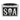 SOA skull signet ring, oxidized silver, front view on white