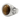 Kitsune Tiger Eye Ring, front view on white