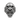 Roaring gorilla ring, front view on white background