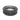 Railroad track ring, front view on white background