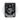 Joker playing card ring, front view on white