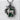 Unicorn Green Thicket Pendant, oxidized silver, angled product photo