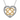 Four Loop Knot Heart Pendant, front view on white background