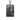 Lion dog tag pendant, front view on white background