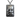 Elderly Face Dog Tag Pendant, front view on white background