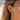 Moonstone Snake Drop Earring, gold vermeil, worn on ear