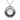 Gotland Quartz Collar Pendant, front view on white