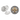 Maltese Cross Shield Cufflink, maltese cross shield cufflink front view on white