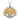 Byzantine Palmette Fan Pendant, two-tone finish, front view on white