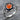Carnelian Floret Stacking Ring, oxidized silver, angled studio view