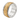 Acanthus scroll spinner ring, two-tone, front view on white