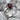Garnet Recessed Oval Ring, oxidized silver finish, product view