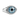 evil eye pearled lid ring, polished silver, front view on white