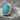 Turquoise Meander Scroll Ring, two-tone product photo