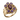 Garnet Amethyst Oval Cluster Ring, gold vermeil, front view on white