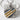 Fukinsei Unequal Ridges Pendant — 18K Gold Vermeil, two-tone finish, front view