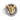 Close-up of two-tone Hermes signet ring in sterling silver featuring gold winged helmet on white background