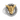 Hermes signet ring, front view on white background