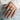 Capricorn Sea Goat Ring, worn on model hand