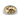 Front view of 925 sterling silver Roman wolf ring featuring a two-tone Romulus and Remus design against a white background