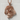Native Spirit Pendant, rose gold plated finish, front view on display