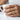 Volcanic Texture Band Ring, gold vermeil, worn on model hand