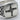 Close-up of the oxidized silver Brigid's cross ring revealing detailed woven textures and Celtic knots on the band.