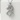 Japanese Ryu Dragon Pendant, polished silver, product photo front view