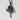 Rose Stem Pendant, black rhodium product photo