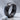 Rugged crater huggie hoop earring, black rhodium, angled product view