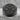 Army Special Forces Ring, black rhodium, front product view on stone