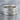 Nanakorobi Yaoki Ring, polished silver, front view on wet stone