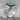Phoenix Green Agate Signet Ring, three-quarter profile on textured stone