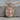 Saint Sebastian Pendant, rose plated silver, product photo on stone