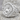 Saint Raphael Ring, polished silver, front view on stone