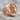 Alpha Omega Ring, rose gold, product photo on stone surface