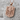 Bundesadler shield pendant, rose gold, angled product photo on stone