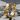 Geometric Puzzle Ring, gold vermeil, product photo on stone surface