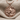 Fox Medallion Pendant, rose gold, product photo on stone base