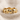 Lucky Elephant Ring, gold vermeil, front view on linen