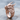 Dragon Head Ring, rose gold plated silver, product view on wood