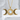 Moonstone Triple Moon Pendant, gold vermeil finish, front view