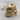 Bearded Cowboy Skull Ring, product photo in gold vermeil